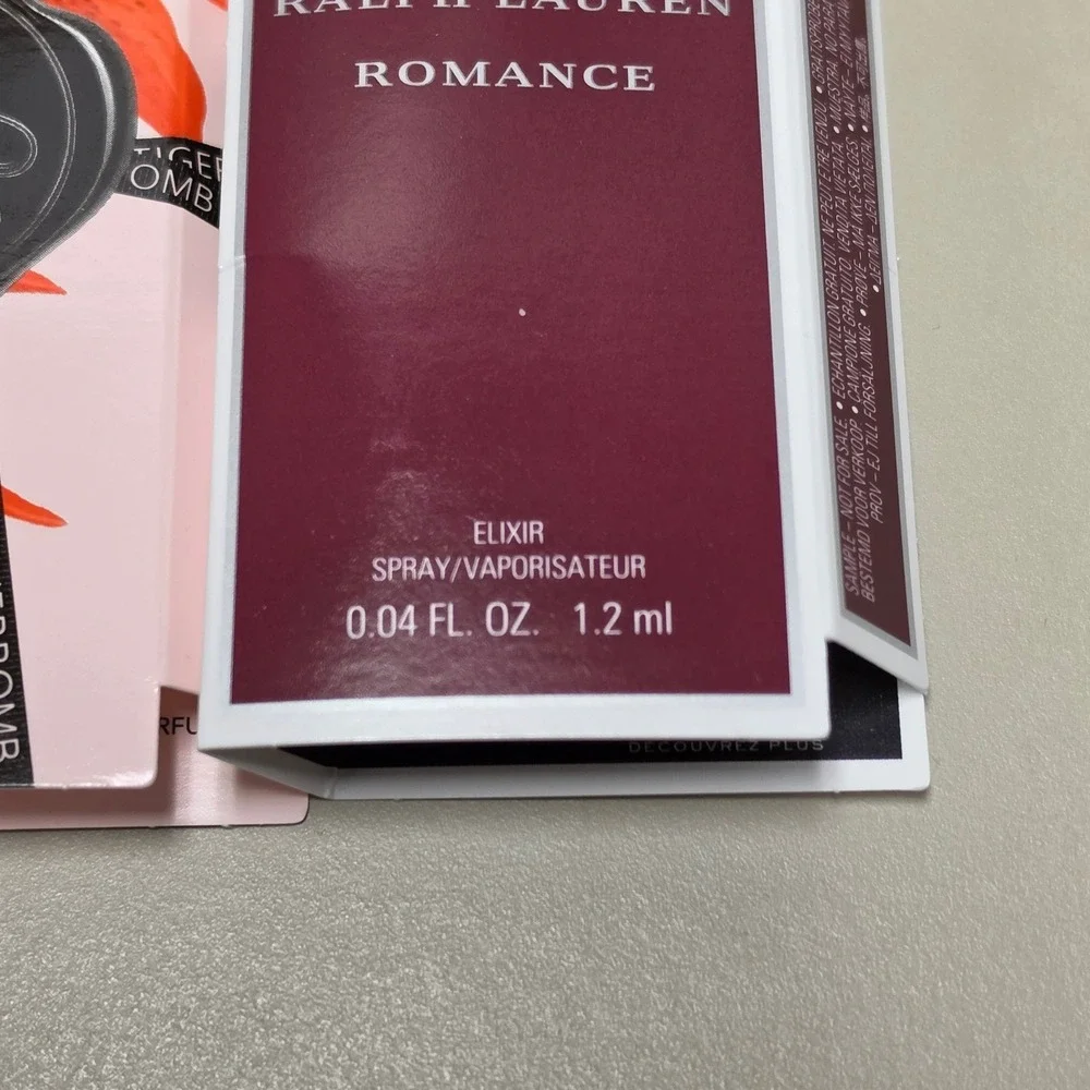 Viktor&Rolf Flowerbomb Tiger Lily & Ralph Lauren Romance Elixir Sample Set 1.2ml